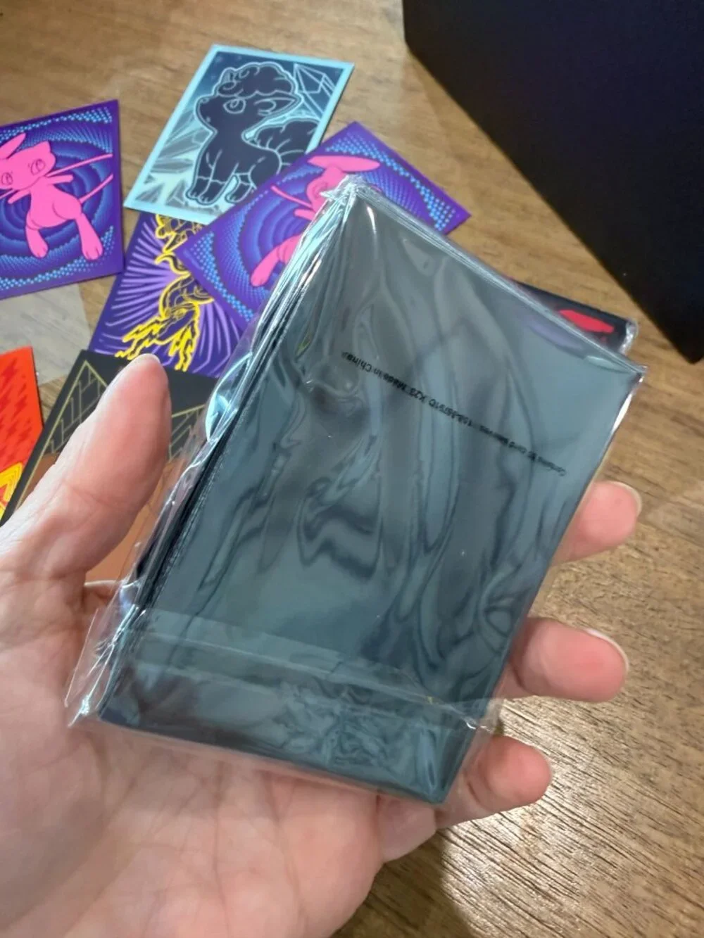 Bulk Pokémon TCG Card Sleeves Lot ETB Art Sleeves Sealed & Loose + Deck Box